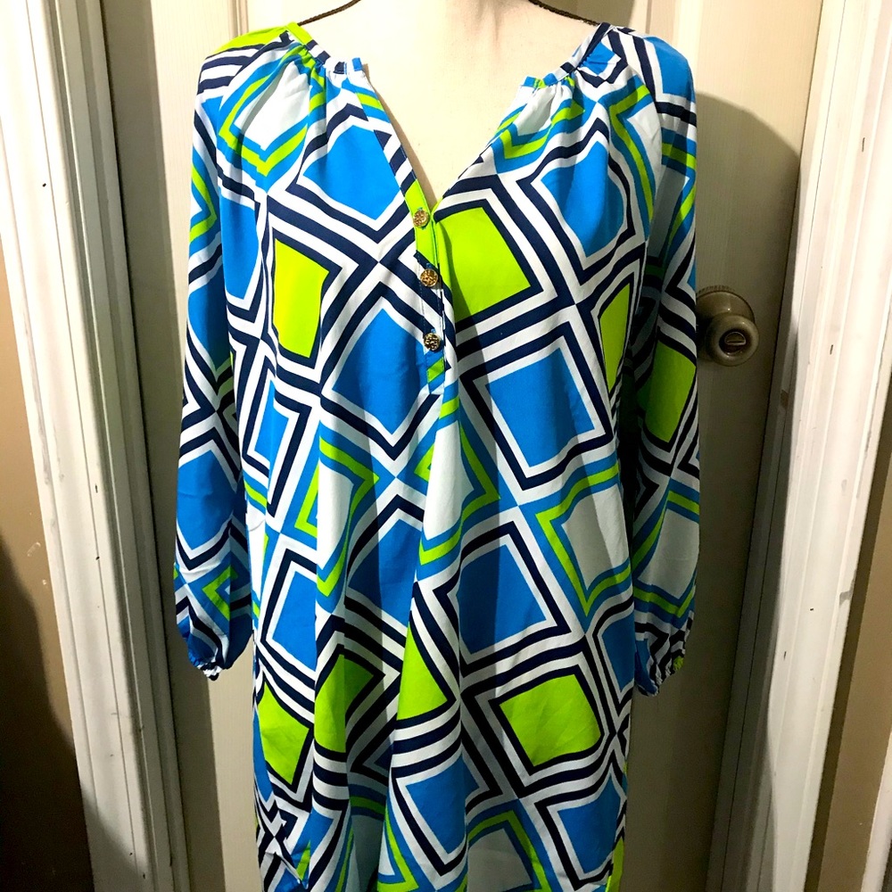 Mud Pie Reese Tunic BG Diamond sz L